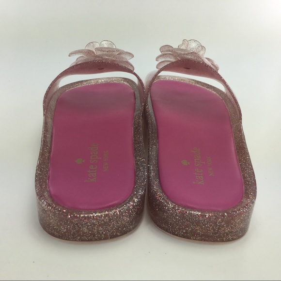 Kate Spade Glittery Flip Flop Pink size 6B - Picture 6 of 8